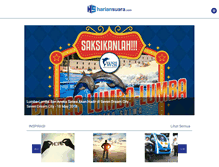 Tablet Screenshot of hariansuara.com